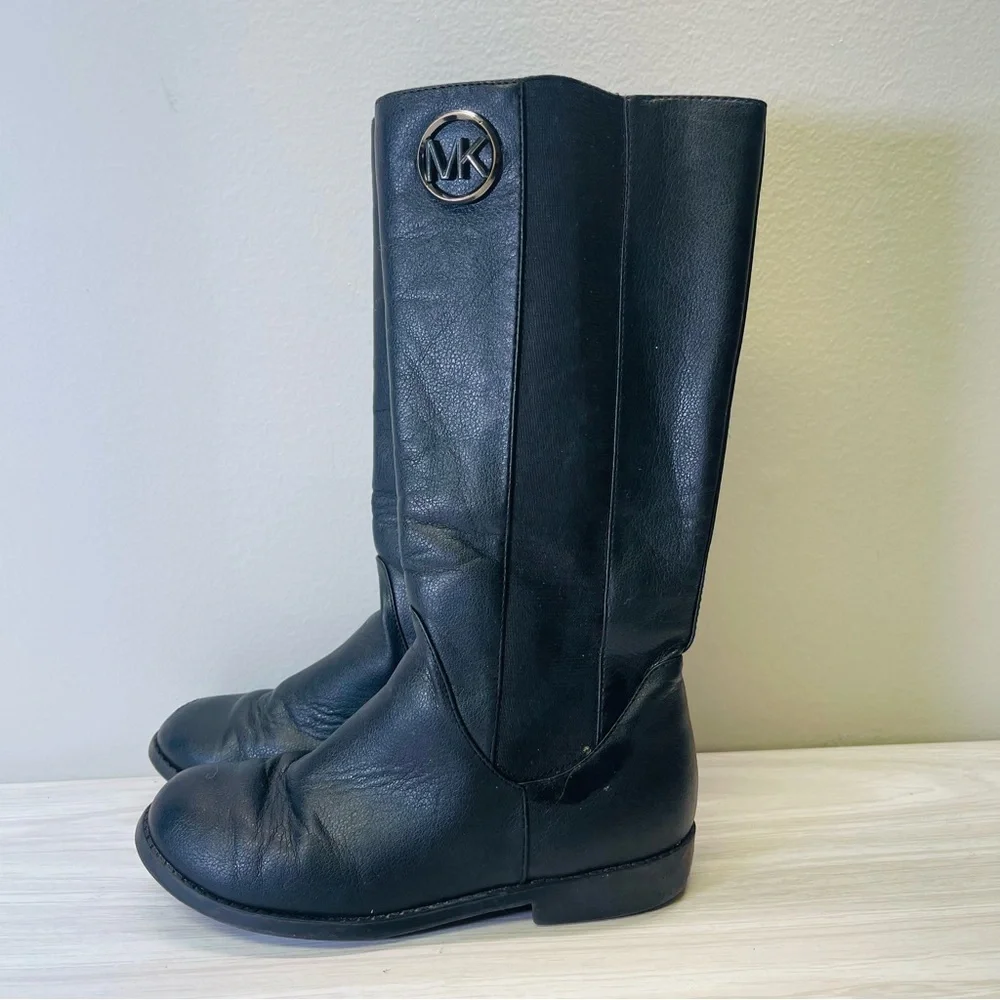 MICHAEL KORS MK Emma Lily Girls Black Boots Size 1